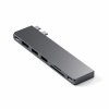 Satechi Pro Hub Slim - aluminiowy hub z podwójnym USB-C do MacBook (USB 4, HDMI, 2x USB-A, SD/microSD, USB-C) (space grey)